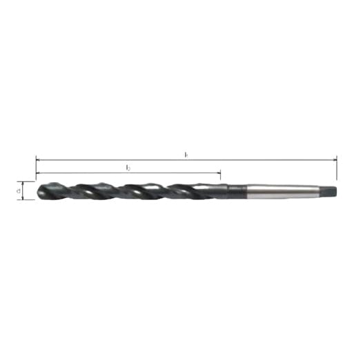 SOMTA Drill Bits Somta Series 242 - HSS No.1 Morse Taper Shank 200mm x 315mm Extra Length Drills 10mm