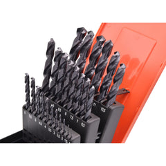 SOMTA DRILLS Somta HSS-Co Blue Band Jobber Drill Set 1.0–13.0mm x 0.5mm Increments – 25 Piece Metal Case Set