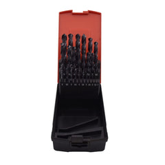 Somta HSS-Co Blue Band Jobber Drill Set 1.0–13.0mm x 0.5mm Increments – 25 Piece Metal Case Set - Twin Eagle Imports