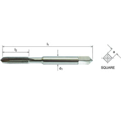 Somta Series 515 - HSSE-V Gun Nose Tap Metric M8 x 1.0 (Fine, Standard) - Twin Eagle Imports