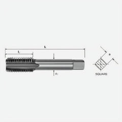 Somta Series 519 – HSS HSS M3 X 0.5 L/H Intermediate Tap - Twin Eagle Imports