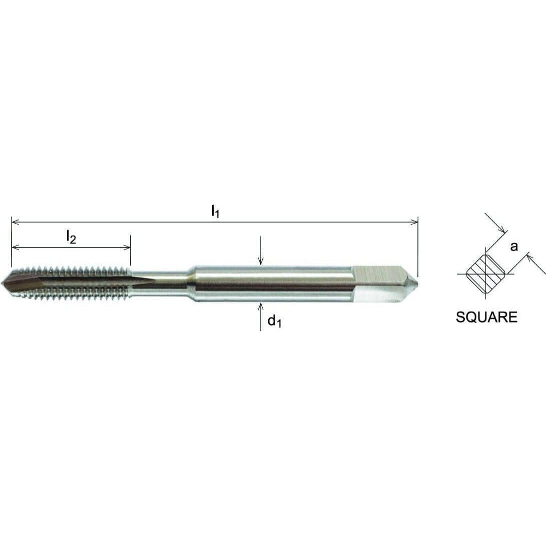 Somta Series 546 - HSS Spiral Flute Tap UNC 1/4" (Standard) - Twin Eagle Imports
