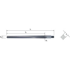 Somta Series 732 – HSS Straight Flute Hand Taper Pin Reamer 1/2″ - Twin Eagle Imports