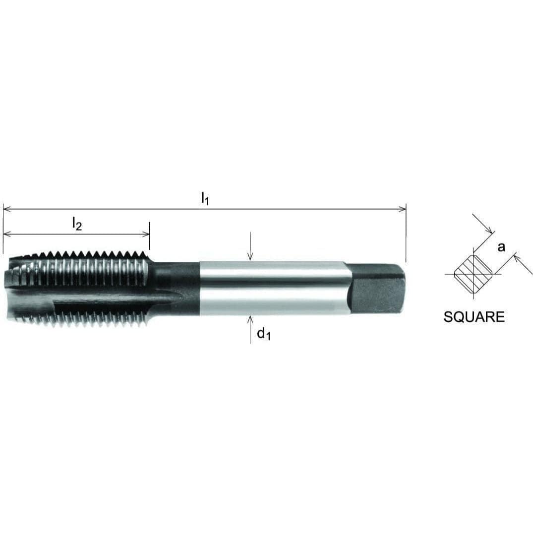 SOMTA Taps & Dies Somta Series 573 – HSS Gun Nose Tap BSP-G 1/2" (Standard)
