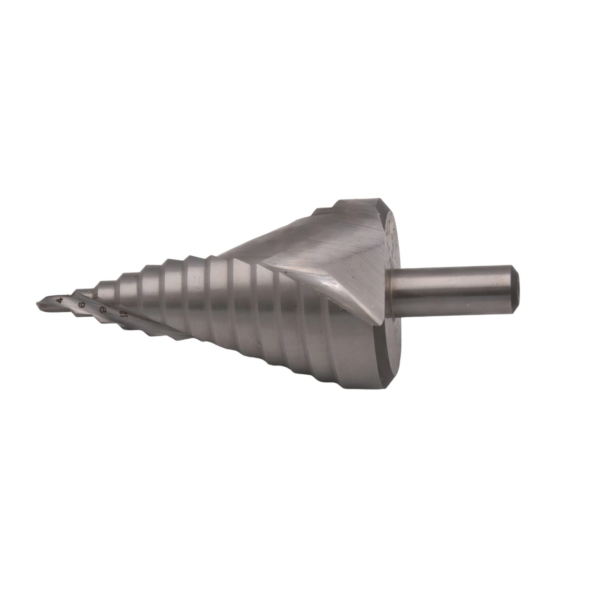 Spiral Flute Step Drill Bit 4–39mm x 3mm Increment - Twin Eagle Imports