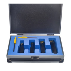 Stubby Indexable Boring Bar 4 Piece Set 18 mm Shank - Twin Eagle Imports