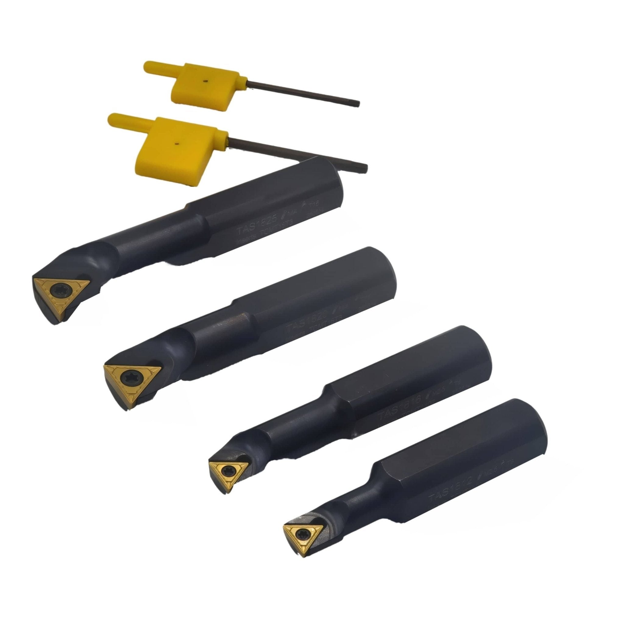 Stubby Indexable Boring Bar 4 Piece Set 18 mm Shank - Twin Eagle Imports
