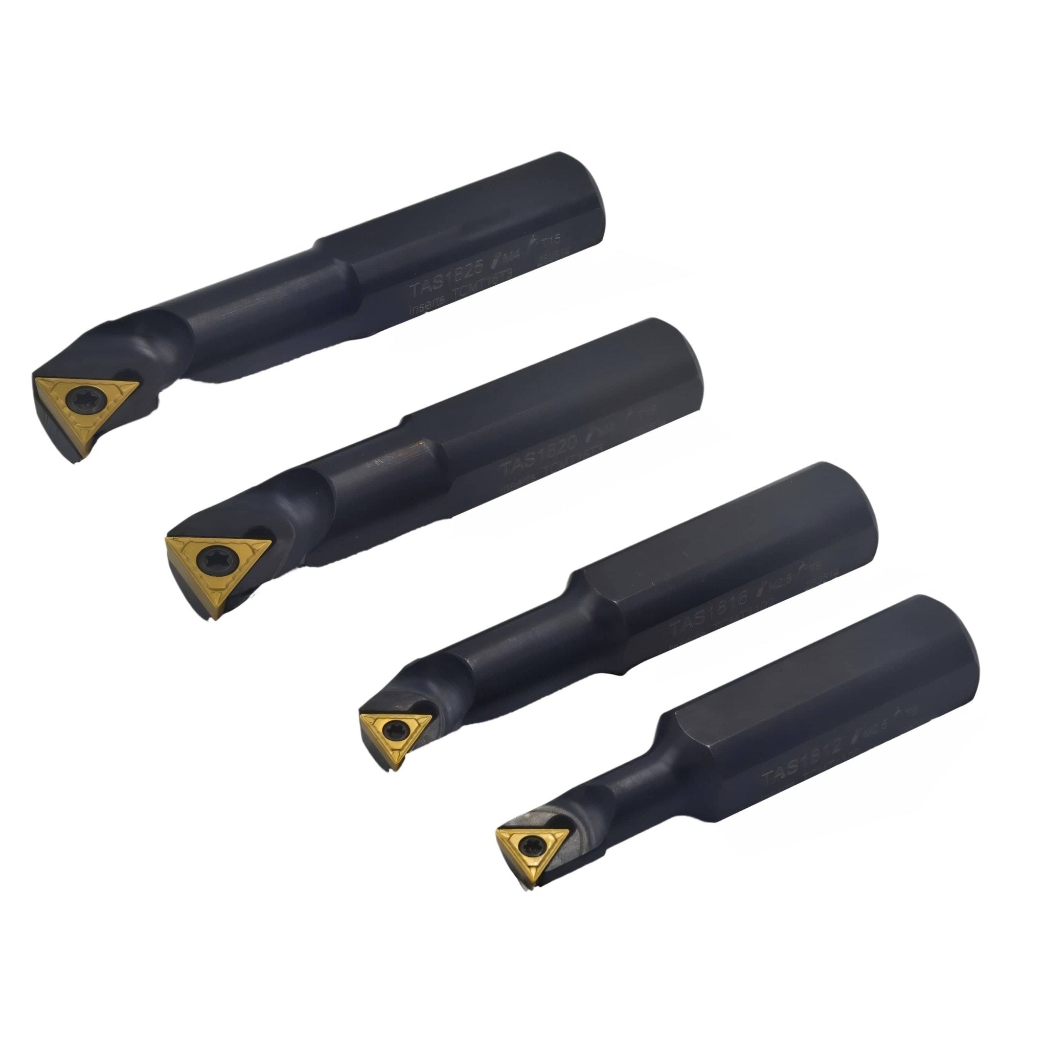 Stubby Indexable Boring Bar 4 Piece Set 18 mm Shank - Twin Eagle Imports