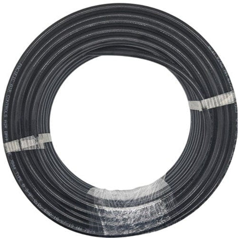 TEI Air Hose Nylon air brake imperial tube hose, 1/2'', two layers black 10m roll