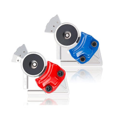 TEI Gladhand and Accessories 1 Pair 37° Gladhand Set – Red & Blue Aluminum Hose Couplers , 3/8” NPT | SAE