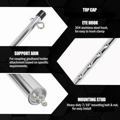 TEI Truck Electrical 40" Chromed Steel Construction 3 in 1 Truck Pogo Stick