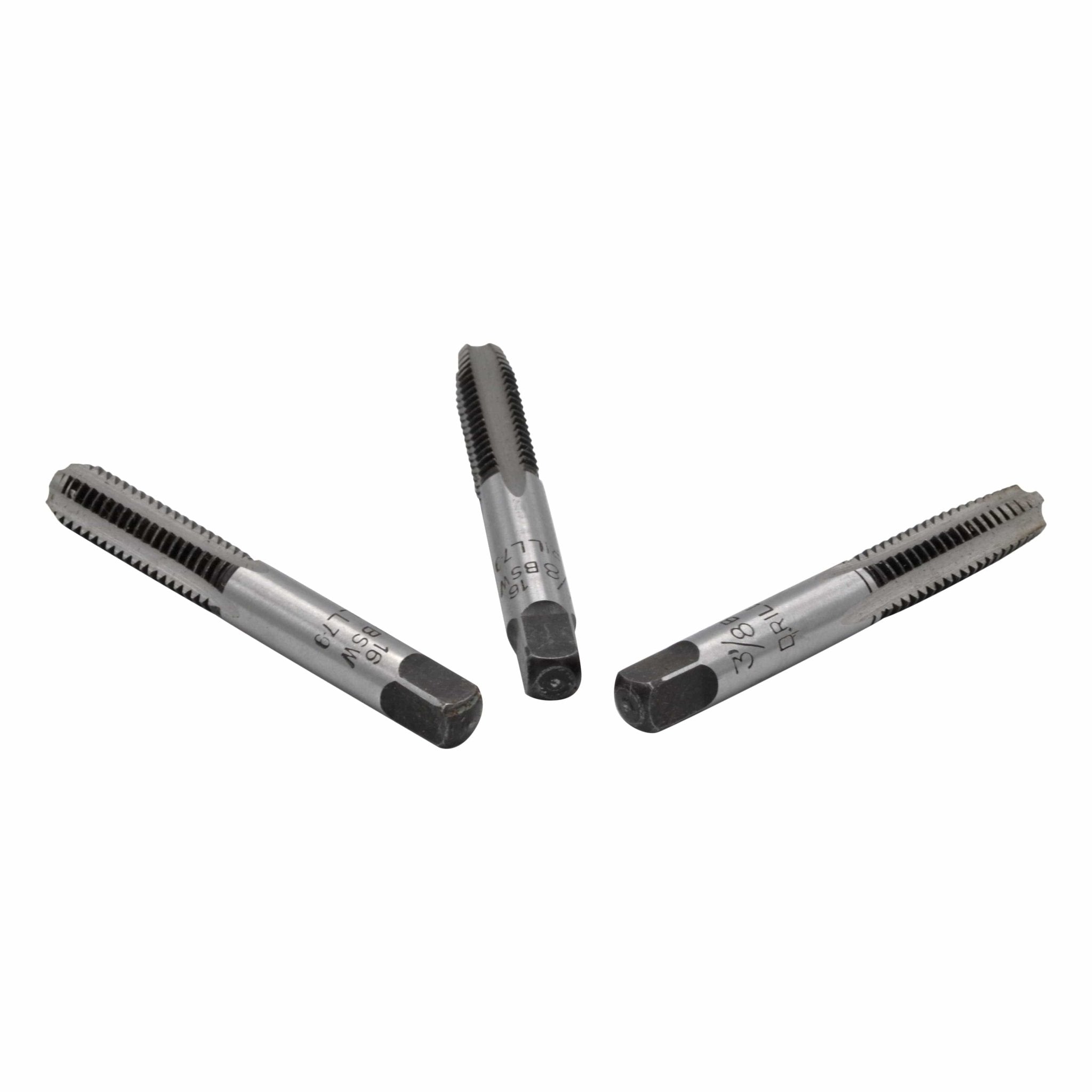 Three Stage Right Hand Imperial HSS Tap 3/8-16 BSW Thread - Twin Eagle Imports