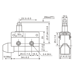 Tianyi Switch AZ-7110 Pin Plunger Limit Switch