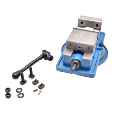 Twin Eagle ACCESSORIES QM16100 100mm (4") Milling Machine Vice – Angle Lock with Swivel Base