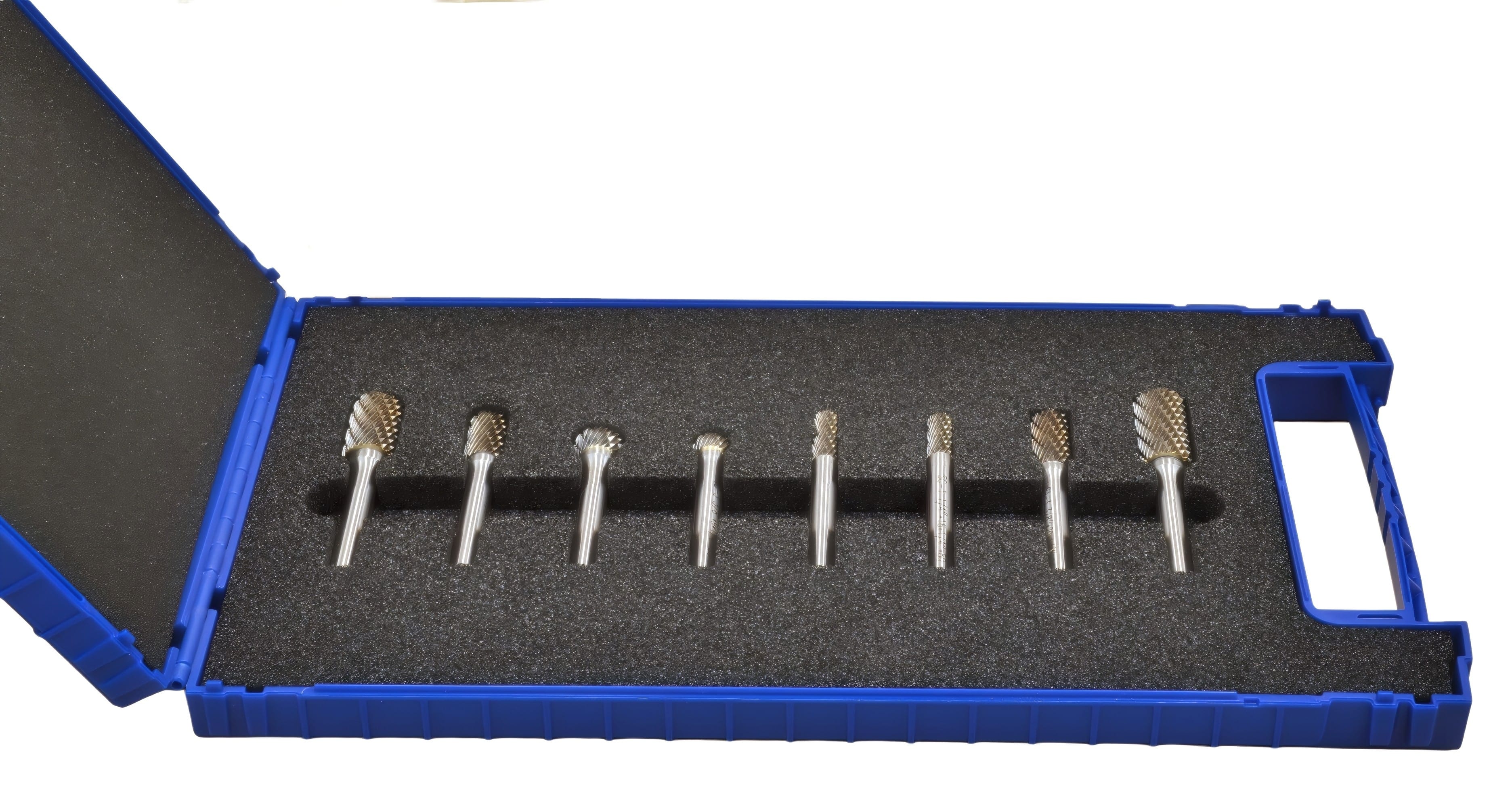 Twin Eagle CARBIDE BURRS 8pc Die Grinder Carbide Burr Kit 1/4 Shank