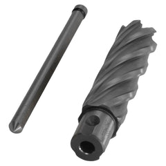 Twin Eagle Imports Annular Cutter 25 x 75mm D.O.C HSS Weldon Shank Annular Cutter with Pilot Pin