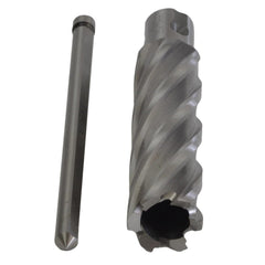 Twin Eagle Imports Annular Cutter 25 x 75mm D.O.C HSS Weldon Shank Annular Cutter with Pilot Pin