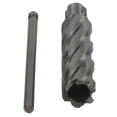 Twin Eagle Imports Annular Cutter 26 x 75mm D.O.C HSS Weldon Shank Annular Cutter with Pilot Pin