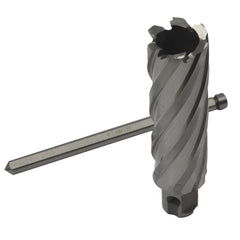 Twin Eagle Imports Annular Cutter 28 x 75mm D.O.C HSS Weldon Shank Annular Cutter with Pilot Pin