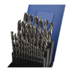 Twin Eagle Imports Drill Bits Left Hand Cobalt Drill Bit Set – 29 Piece (1/16"–1/2") – 135° Split Point