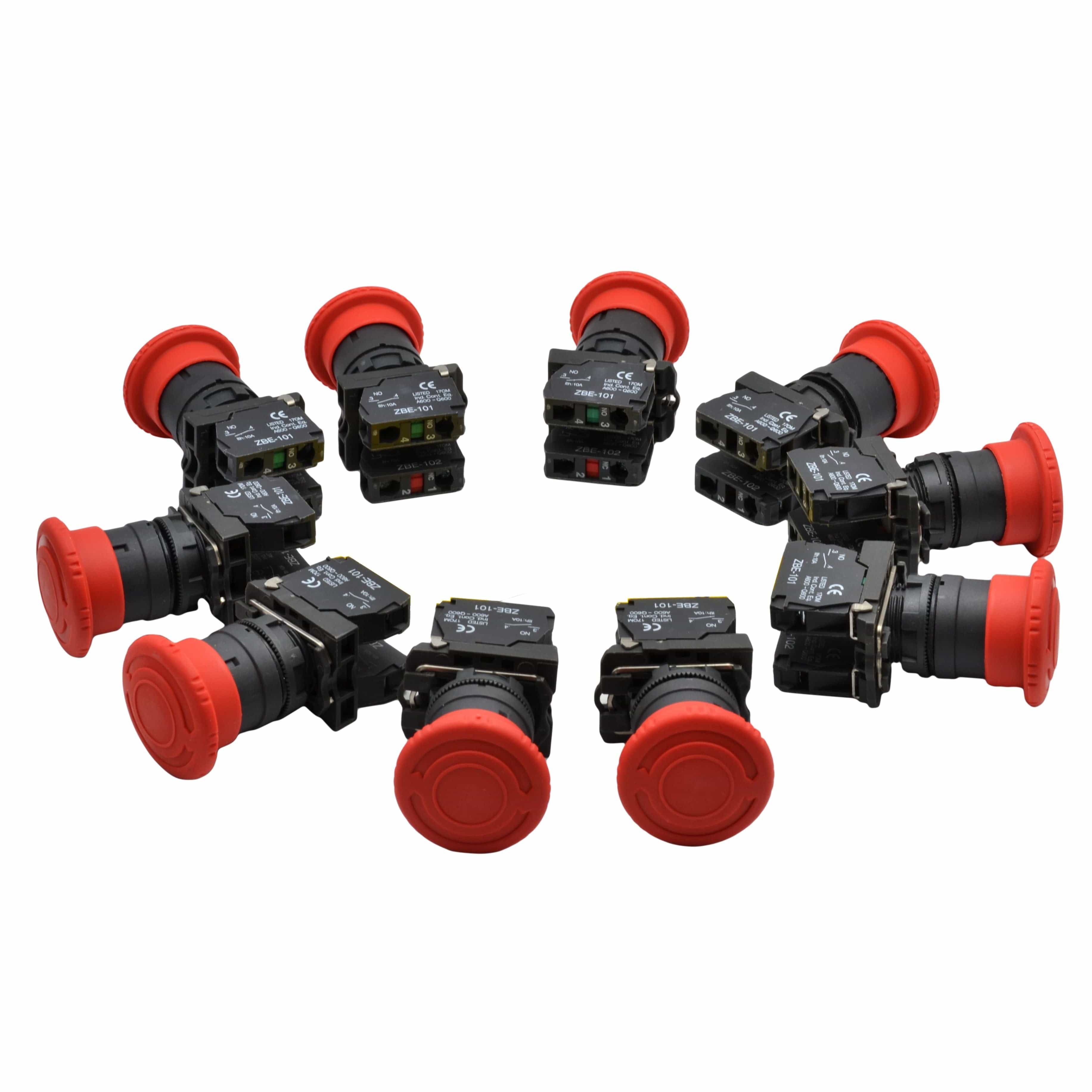 Twin Eagle Imports E Stops Emergency E Stop Panel Mount x 10 piece Switch Electrical 12V 24V  TB5-AS545 Schneider