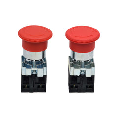 Twin Eagle Imports E Stops Telemechanique E-StopXB2 without casing set of 2,  Switch Electrical 12V 24V  XB2-BS545