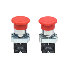 Twin Eagle Imports E Stops Telemechanique E-StopXB2 without casing set of 2,  Switch Electrical 12V 24V  XB2-BS545