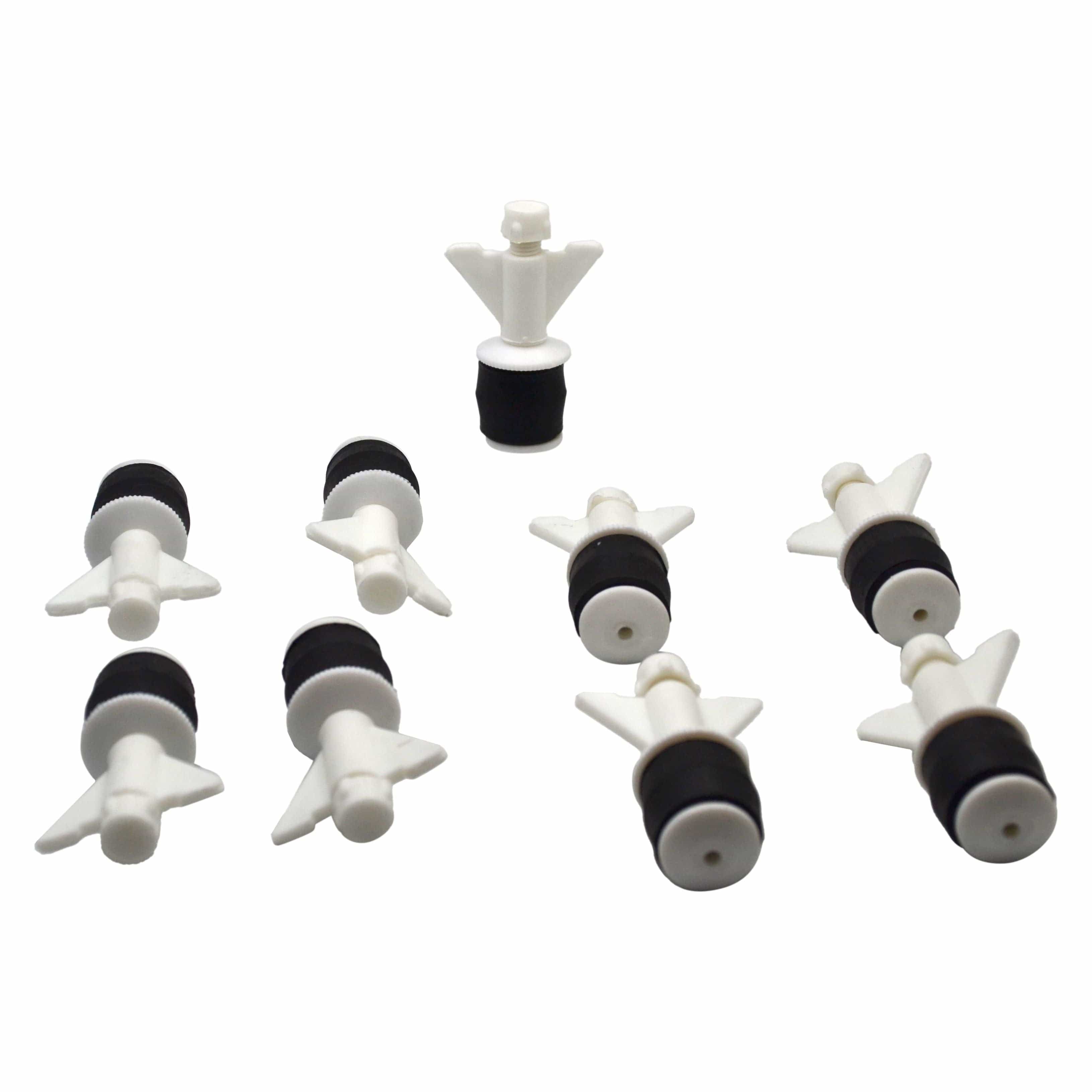 Twin Eagle Imports Expanding Plumbing Plug 9x Nylon Mechanical Pipe Test Plug Bung with 10mm Bypass 23mm to 32mm