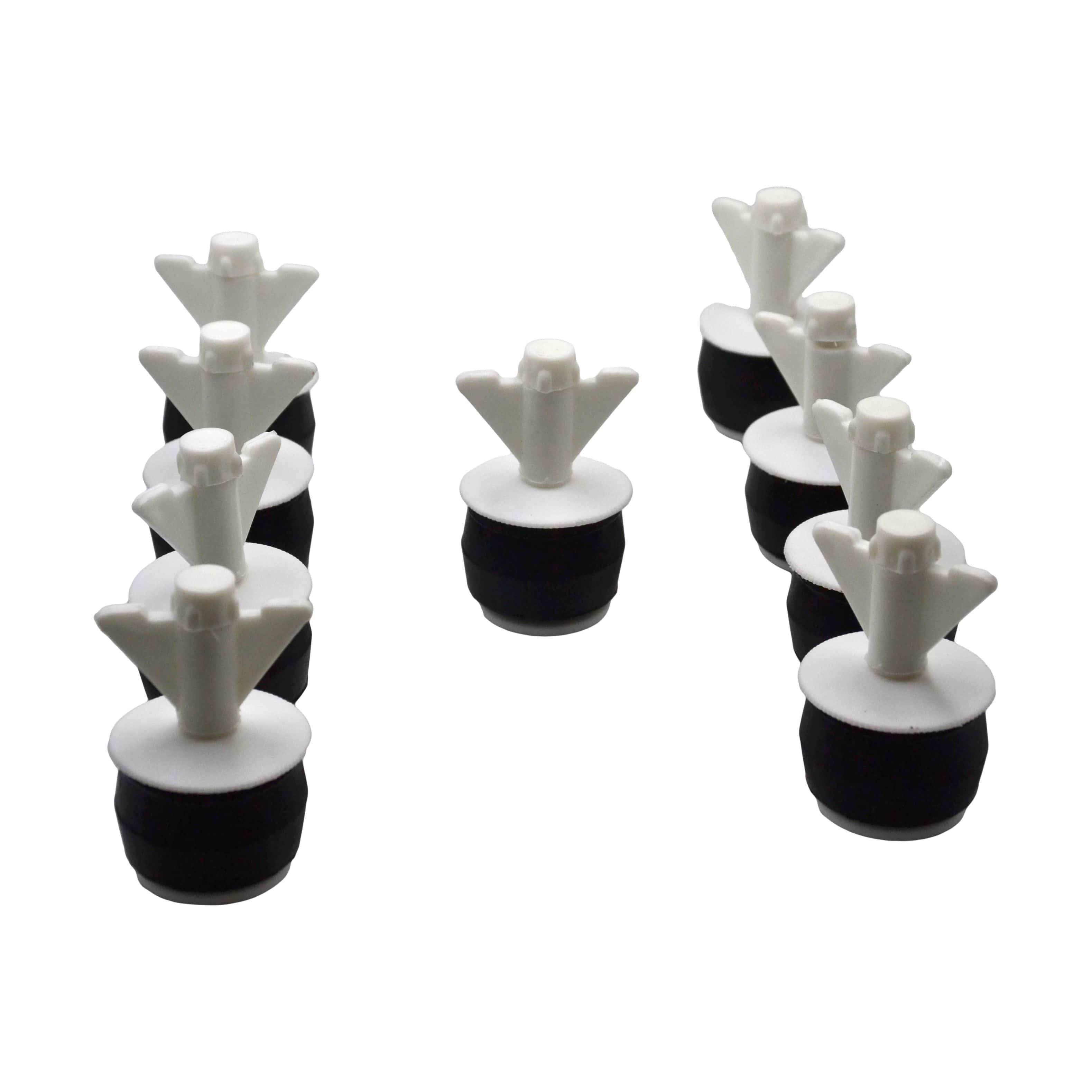 Twin Eagle Imports Expanding Plumbing Plug 9x Nylon Mechanical Pipe Test Plug Bung with 10mm Bypass 36mm to 45mm