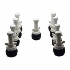 Twin Eagle Imports Expanding Plumbing Plug 9x Nylon Mechanical Pipe Test Plug Bung with 13mm Bypass 49mm to 54mm