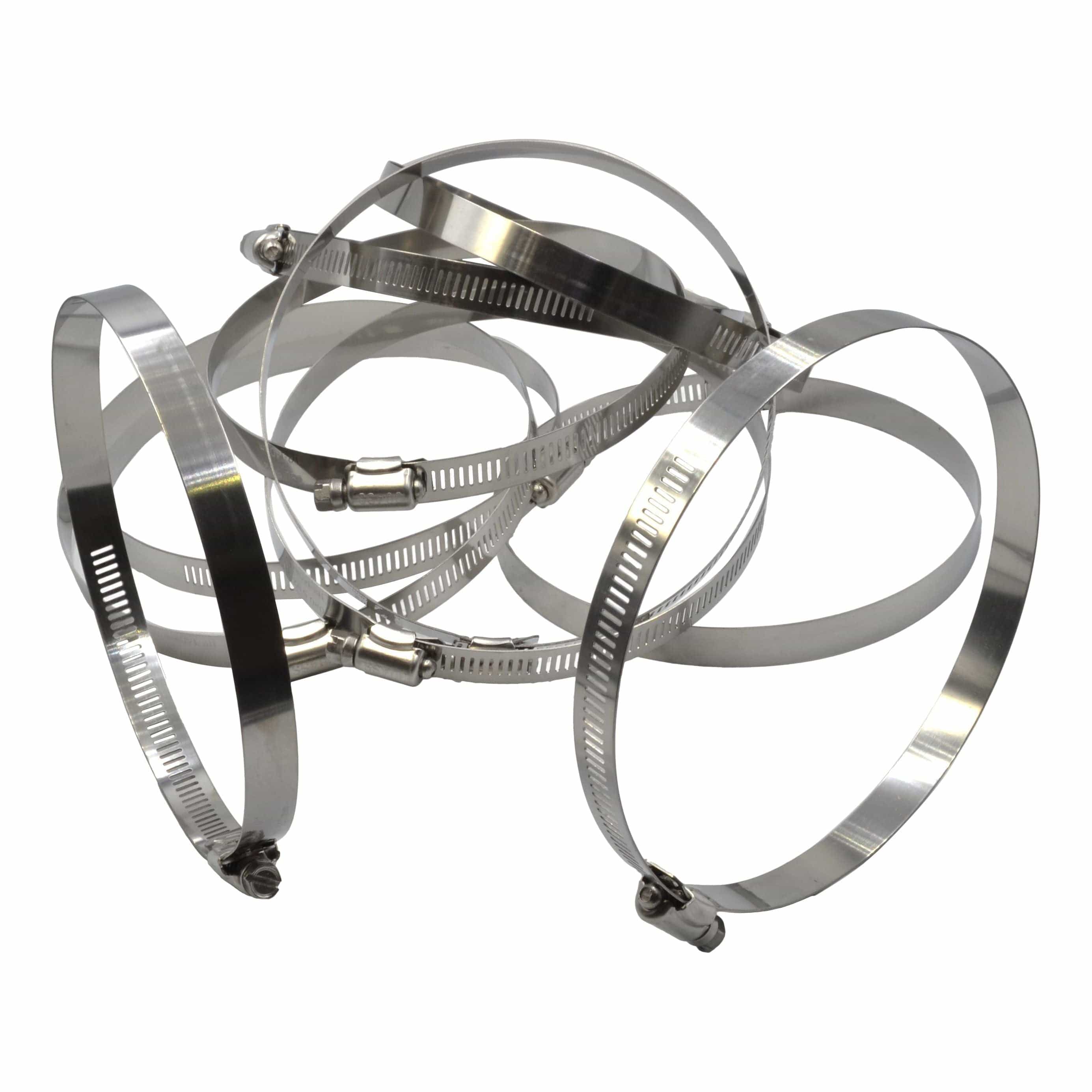 Twin Eagle Imports Grab Kits 10 Piece 304 Stainless Steel 118-140mm Worm Drive Hose Clamp