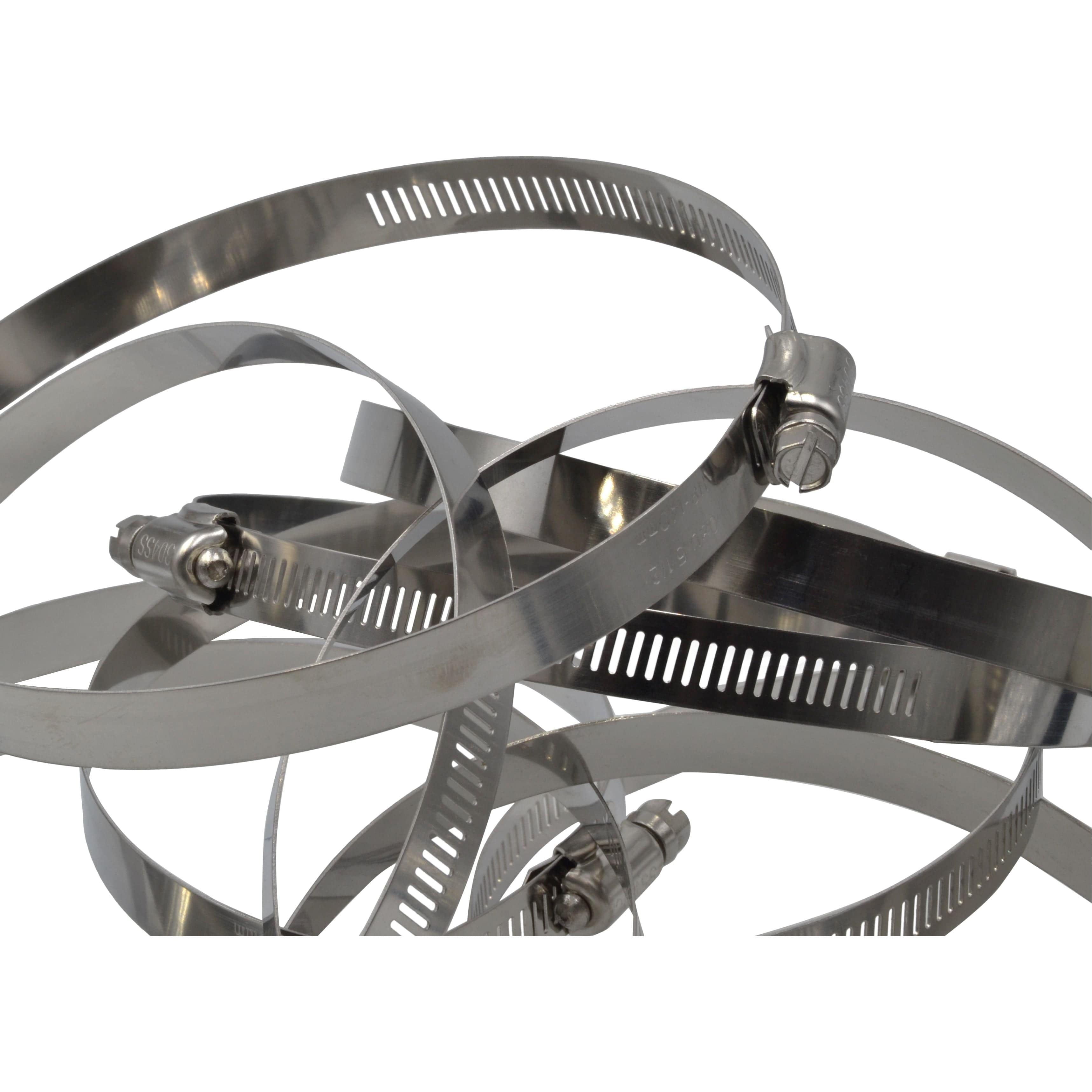 Twin Eagle Imports Grab Kits 10 Piece 304 Stainless Steel 118-140mm Worm Drive Hose Clamp