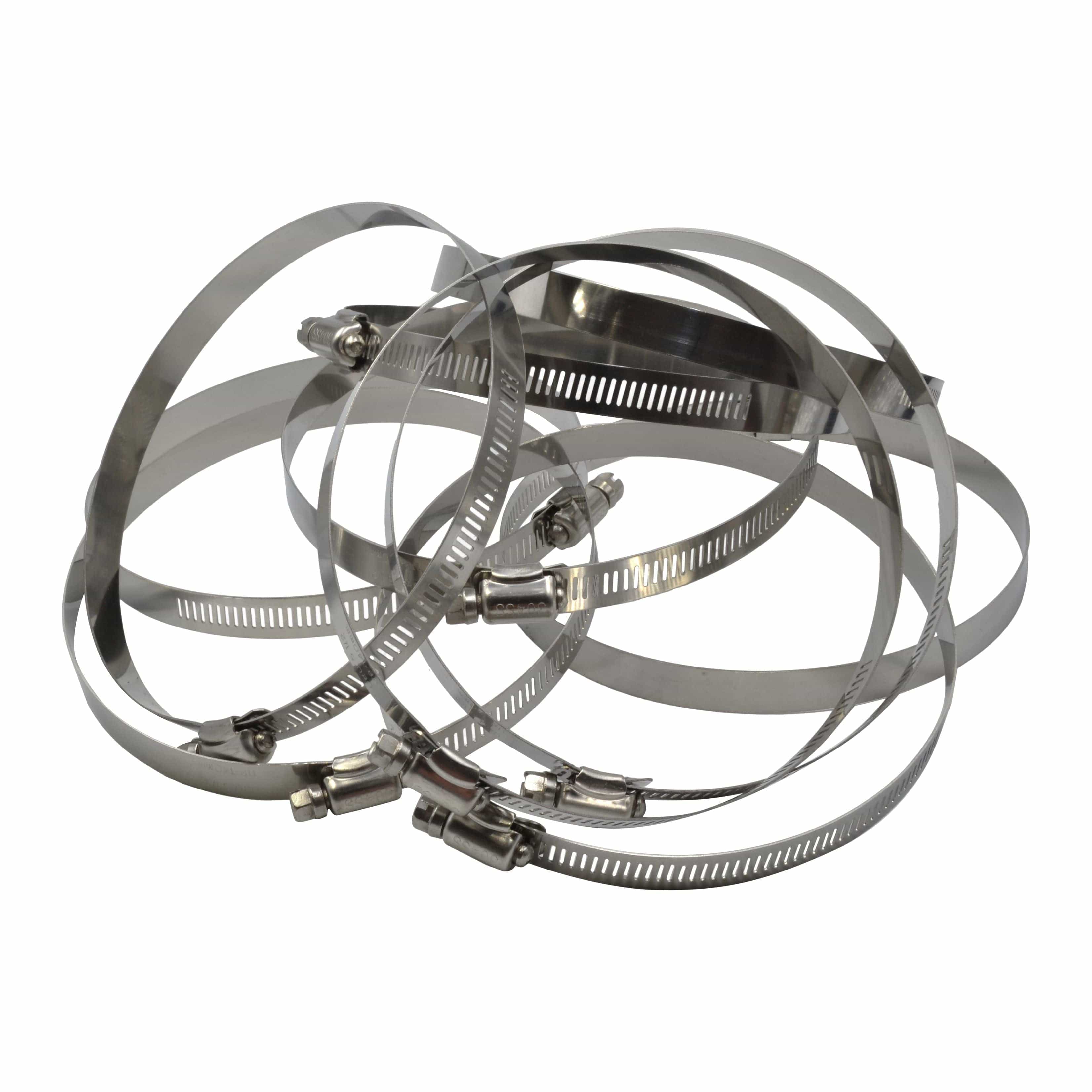 Twin Eagle Imports Grab Kits 10 Piece 304 Stainless Steel 118-140mm Worm Drive Hose Clamp