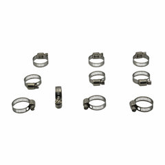 Twin Eagle Imports Grab Kits 10 Piece 304 Stainless Steel 12-23mm Worm Drive Hose Clamp