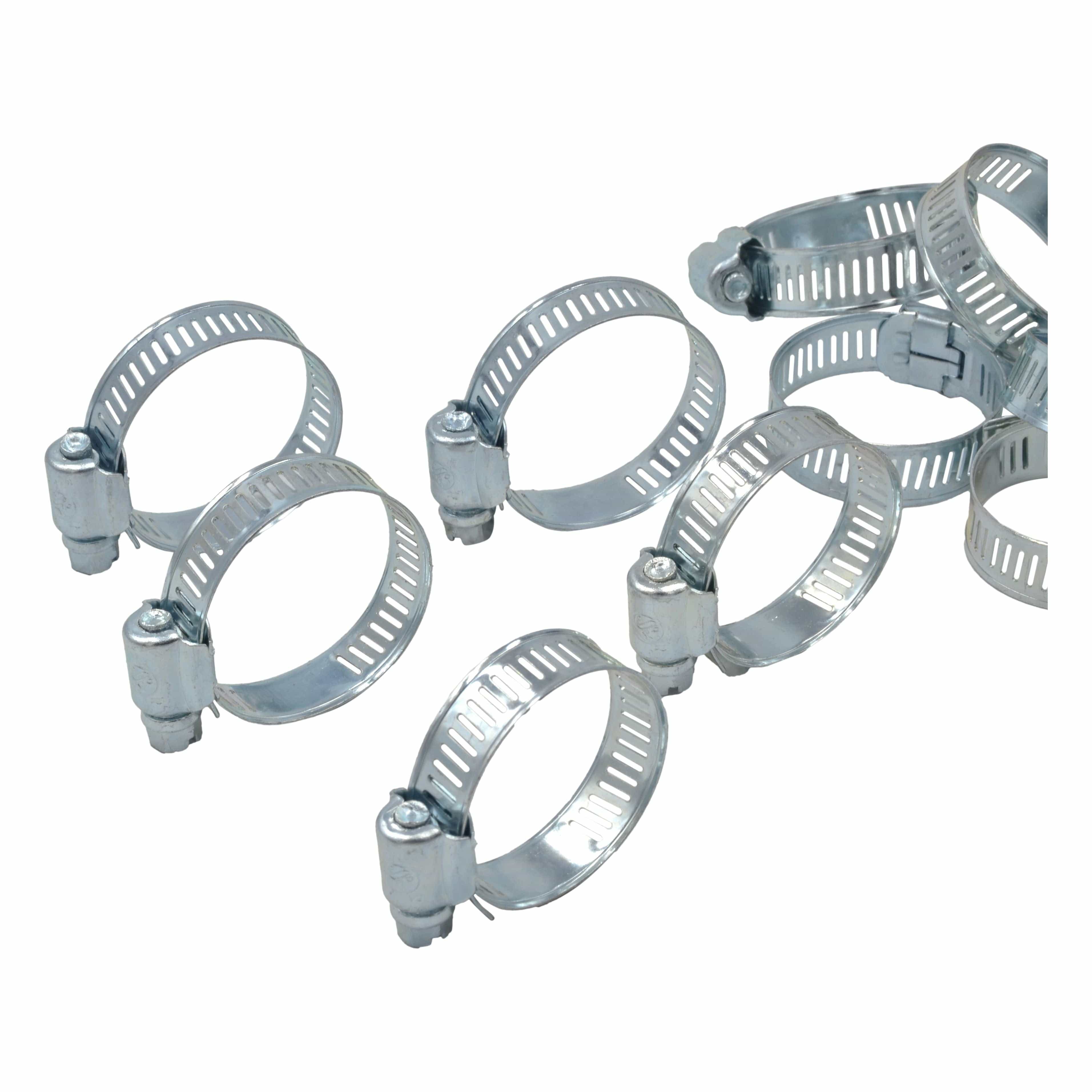 Twin Eagle Imports Grab Kits 10 Piece 304 Stainless Steel 19-38mm Worm Drive Hose Clamp