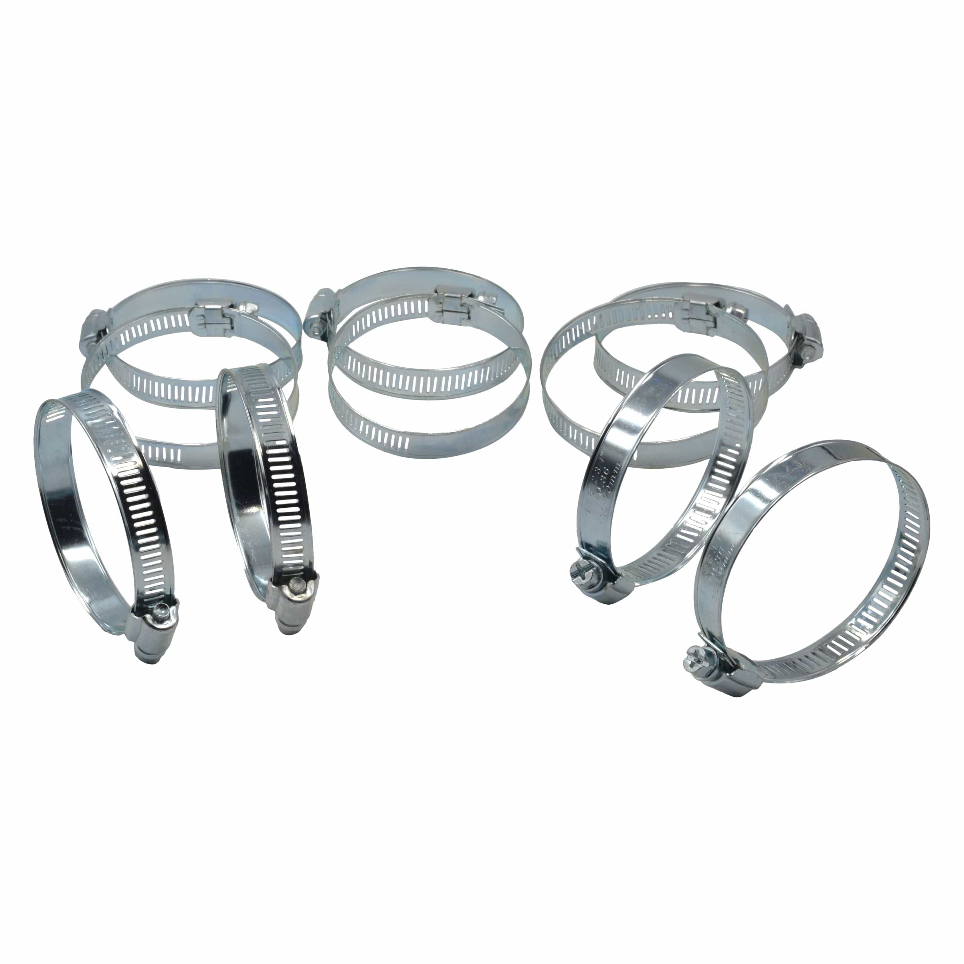 Twin Eagle Imports Grab Kits 10 Piece 304 Stainless Steel 35-70mm Worm Drive Hose Clamp