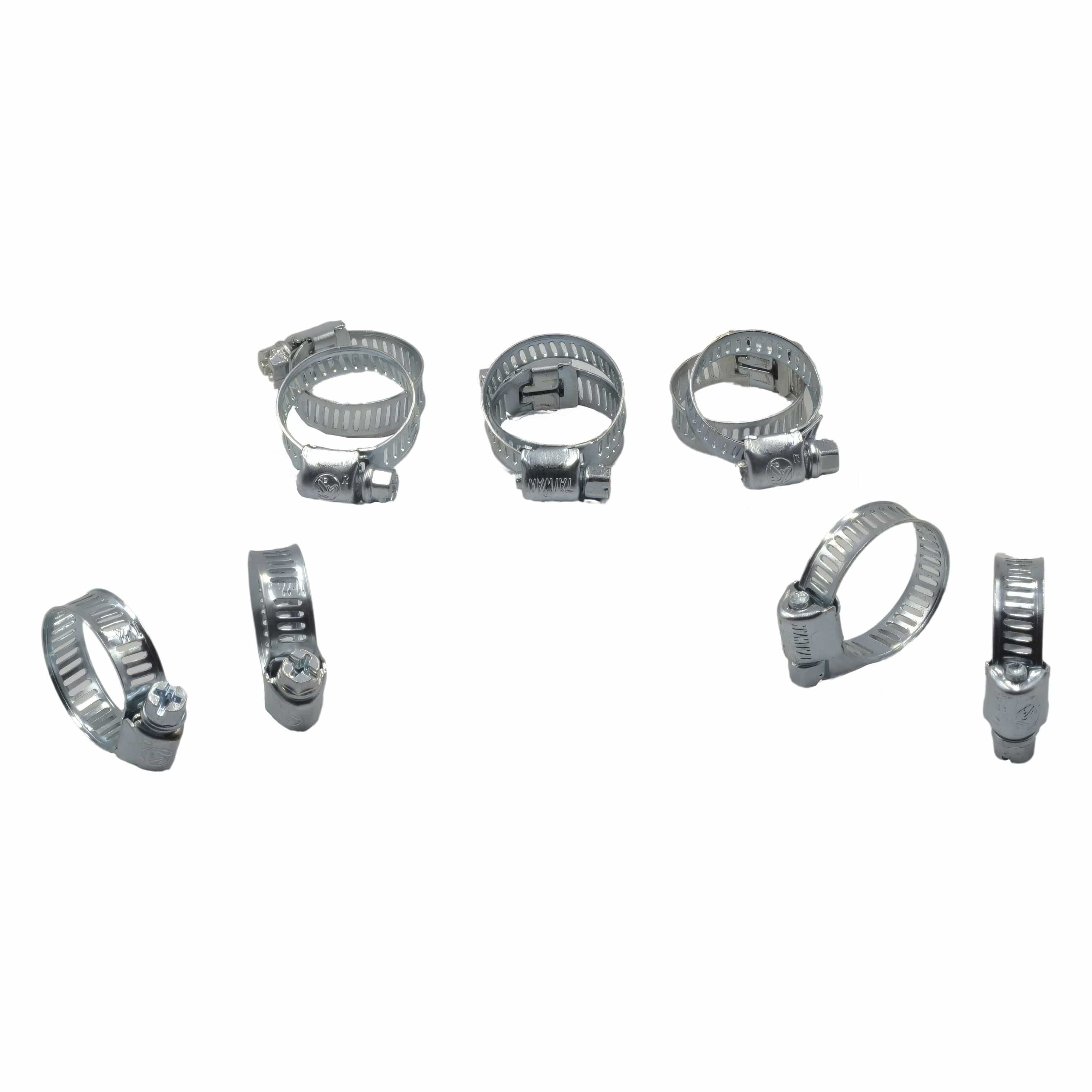 Twin Eagle Imports Grab Kits 10 Piece Zinc 12-23mm Worm Drive Hose Clamp
