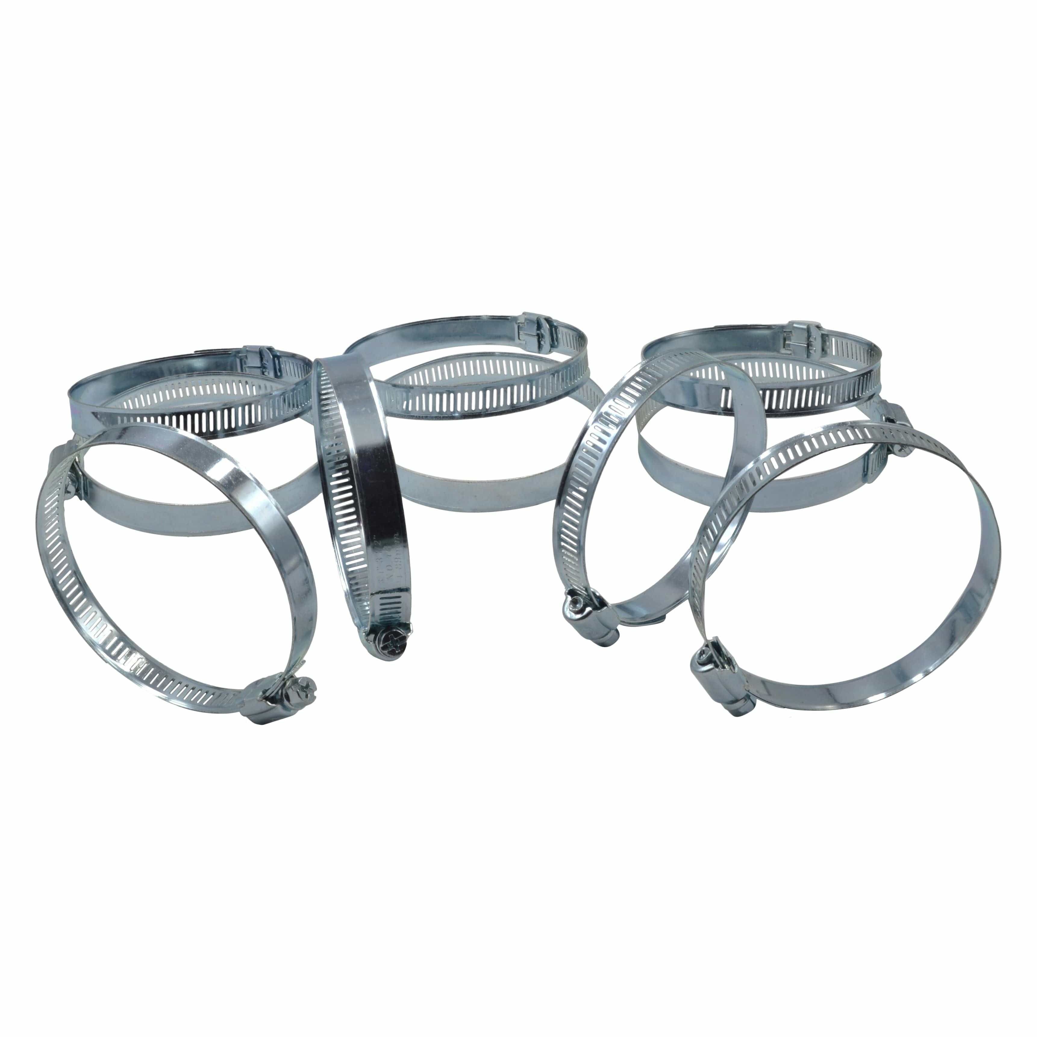 Twin Eagle Imports Grab Kits 10 Piece Zinc Coated Steel 65-89mm Worm Drive Hose Clamp