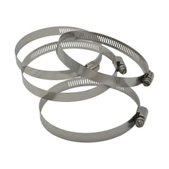 Twin Eagle Imports Grab Kits 4 Piece 304 Stainless Steel 84-108mm Worm Drive Hose Clamp