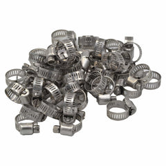 Twin Eagle Imports Grab Kits 50 Piece 304 Stainless Steel 6-15mm Worm Drive Hose Clamp