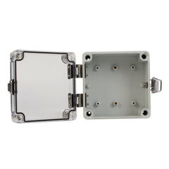 Twin Eagle Imports Junction Box ABS IP66 Clear Lid Hinge Junction Box 125 x 125 x 75mm