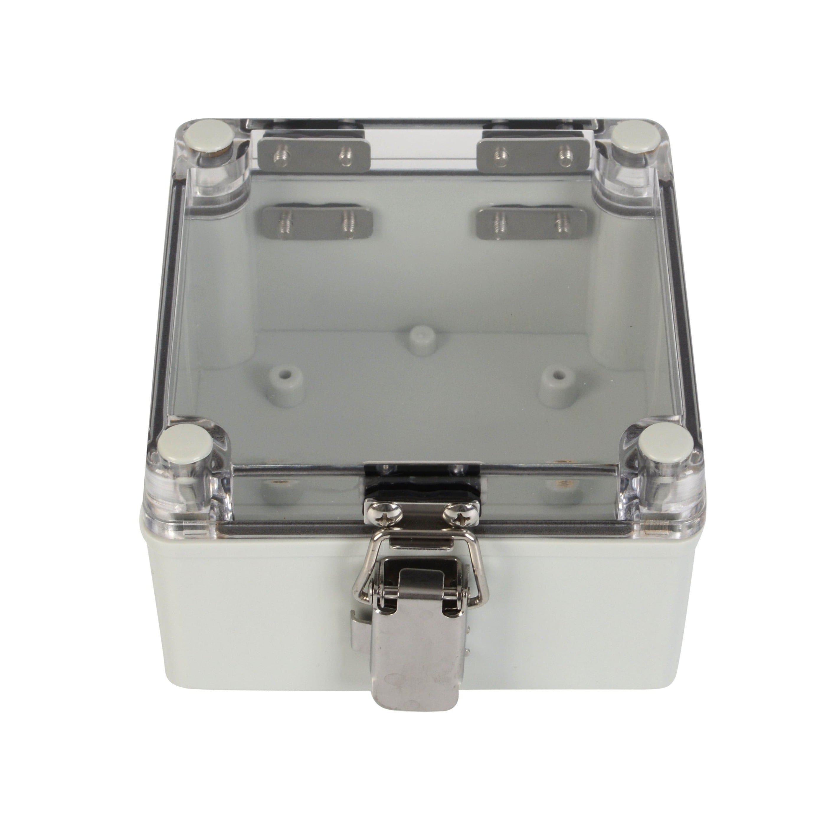 Twin Eagle Imports Junction Box ABS IP66 Clear Lid Hinge Junction Box 125 x 125 x 75mm