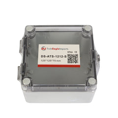 Twin Eagle Imports Junction Box ABS IP66 Clear Lid Hinge Junction Box 125 x 125 x 75mm