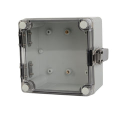 Twin Eagle Imports Junction Box ABS IP66 Clear Lid Hinge Junction Box 125 x 125 x 75mm