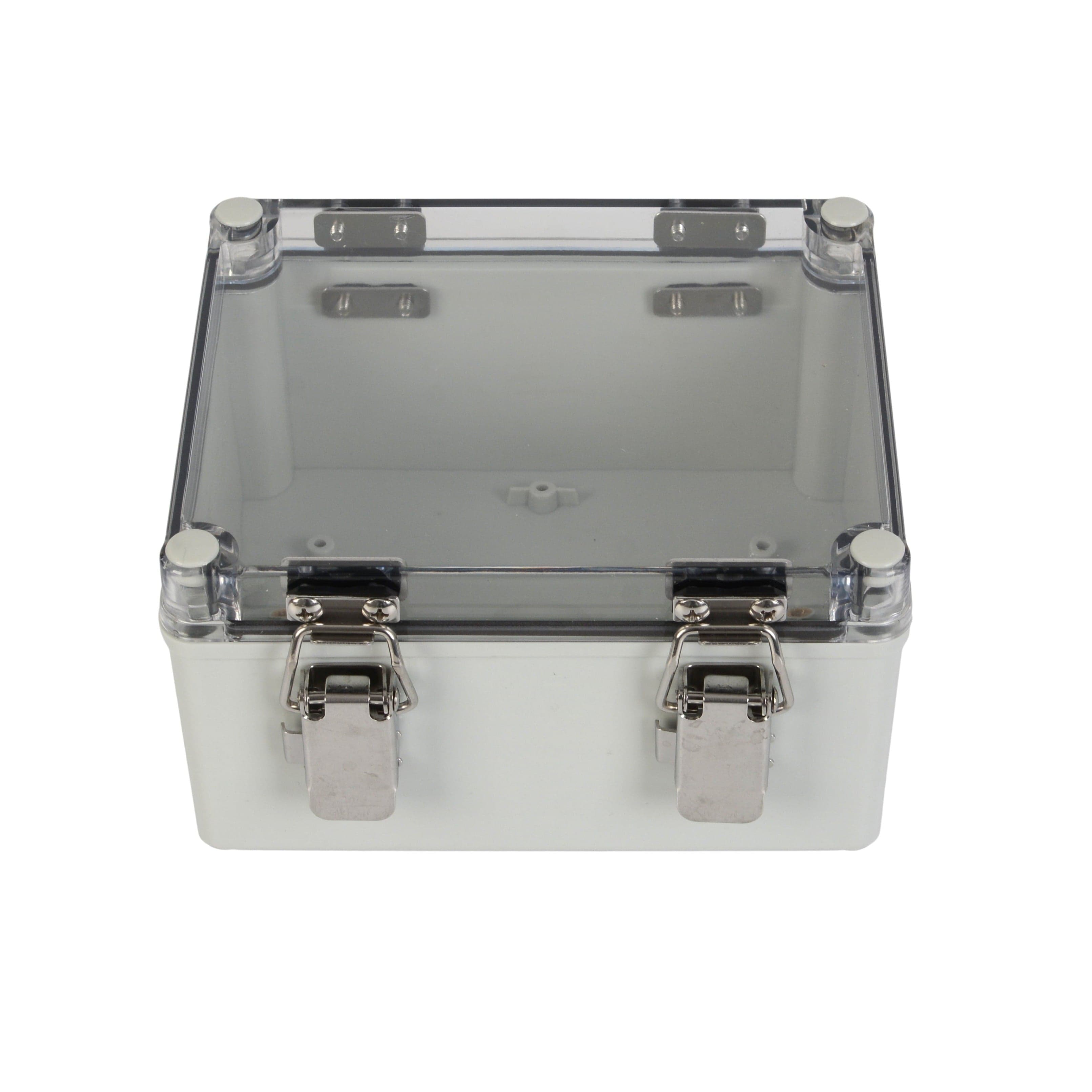 Twin Eagle Imports Junction Box ABS IP66 Clear Lid Hinge Junction Box 140 x 170 x 95mm