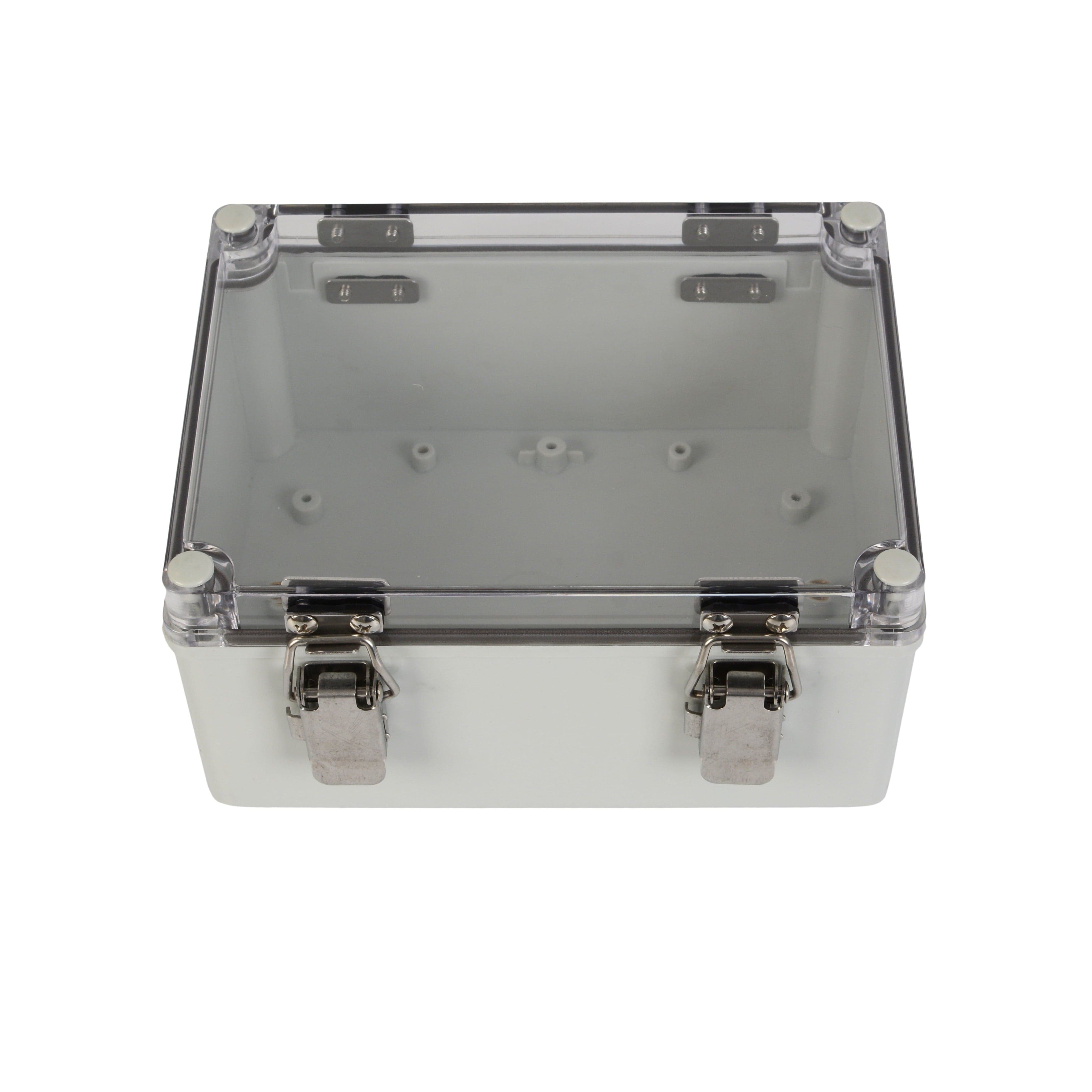 Twin Eagle Imports Junction Box ABS IP66 Clear Lid Hinge Junction Box 150 x 200 x 100mm
