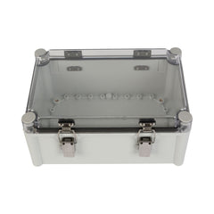 Twin Eagle Imports Junction Box ABS IP66 Clear Lid Hinge Junction Box 280 x 190 x 130mm