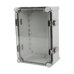 Twin Eagle Imports Junction Box ABS IP66 Clear Lid Hinge Junction Box 280 x 190 x 130mm