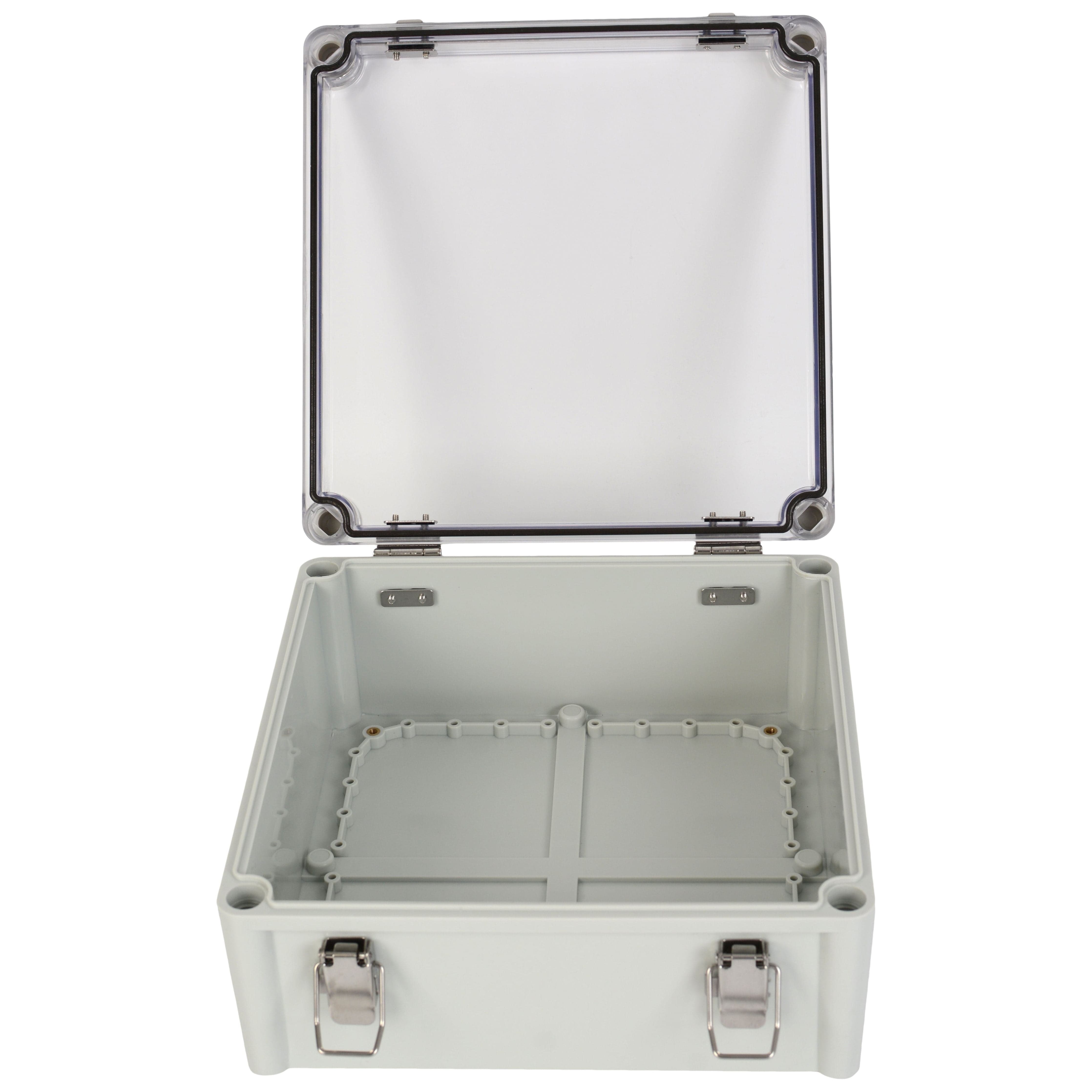 Twin Eagle Imports Junction Box ABS IP66 Clear Lid Hinge Junction Box 280 x 280 x 130mm