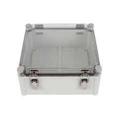 Twin Eagle Imports Junction Box ABS IP66 Clear Lid Hinge Junction Box 280 x 280 x 130mm